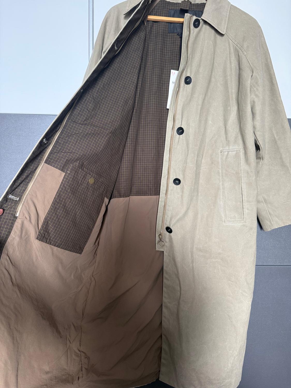 ZW COLLECTION LIMITED EDITION WAXED TRENCH COAT - Image 3
