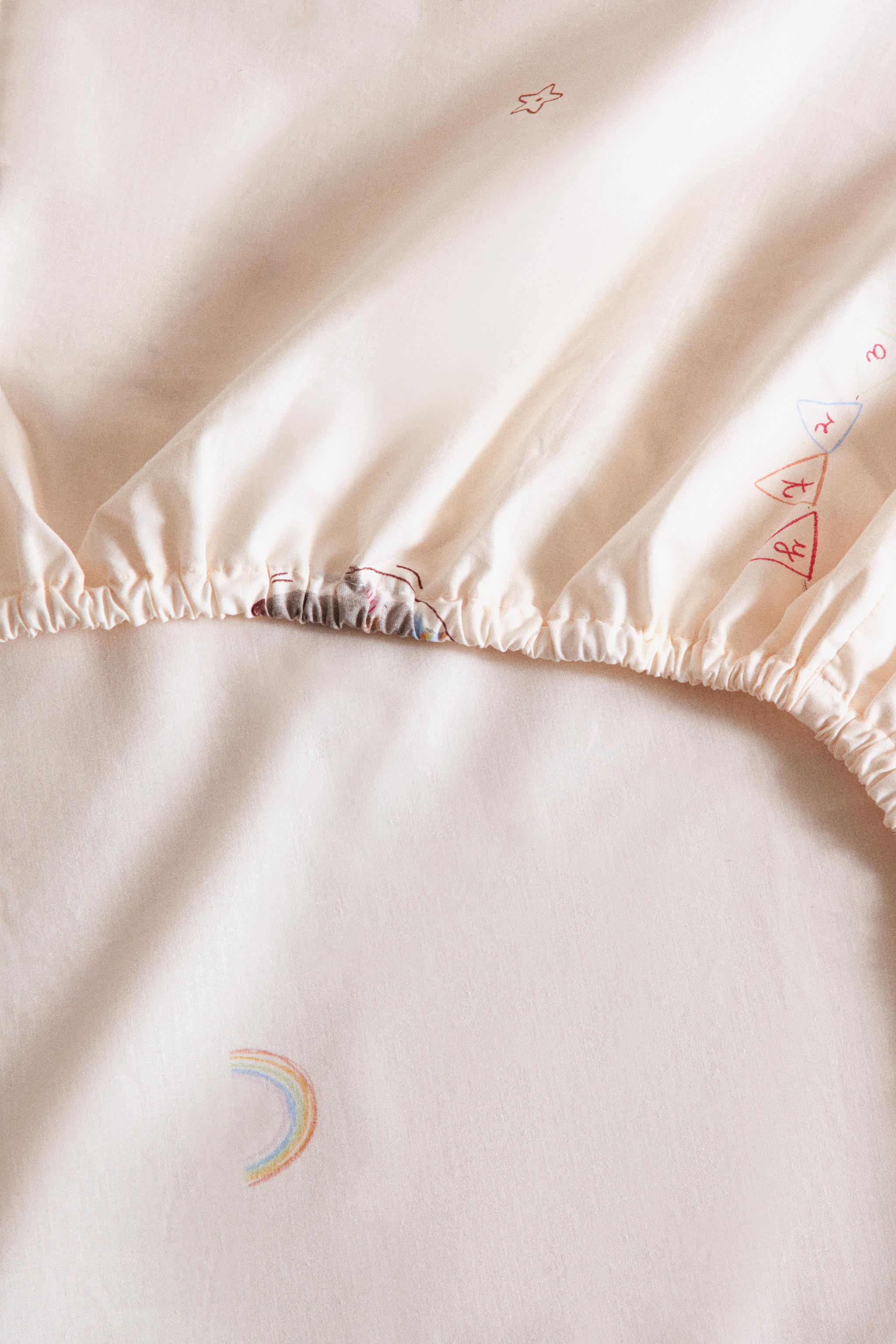 DRAP-HOUSSE ENFANT LICORNES