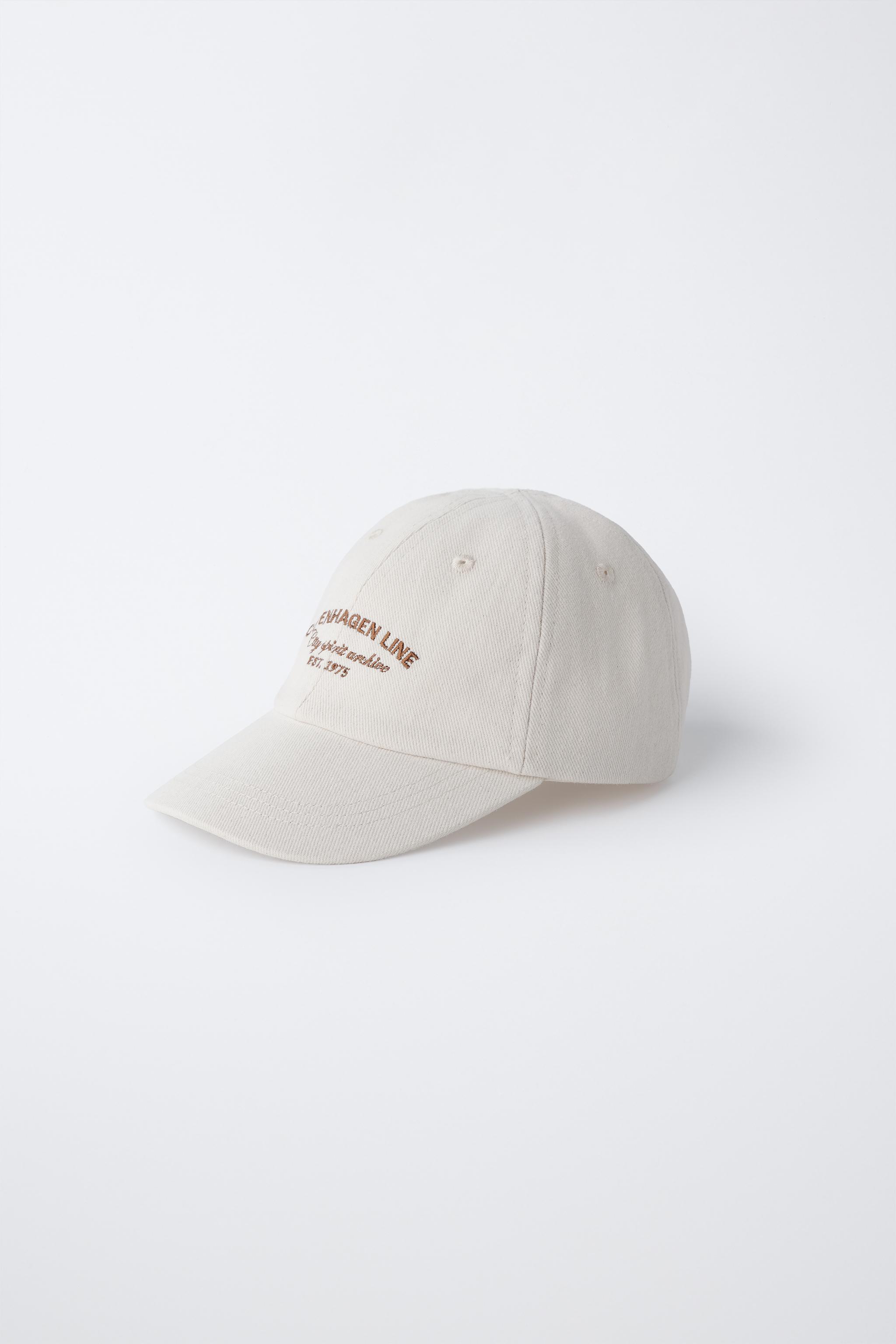 EMBROIDERED TEXT CAP