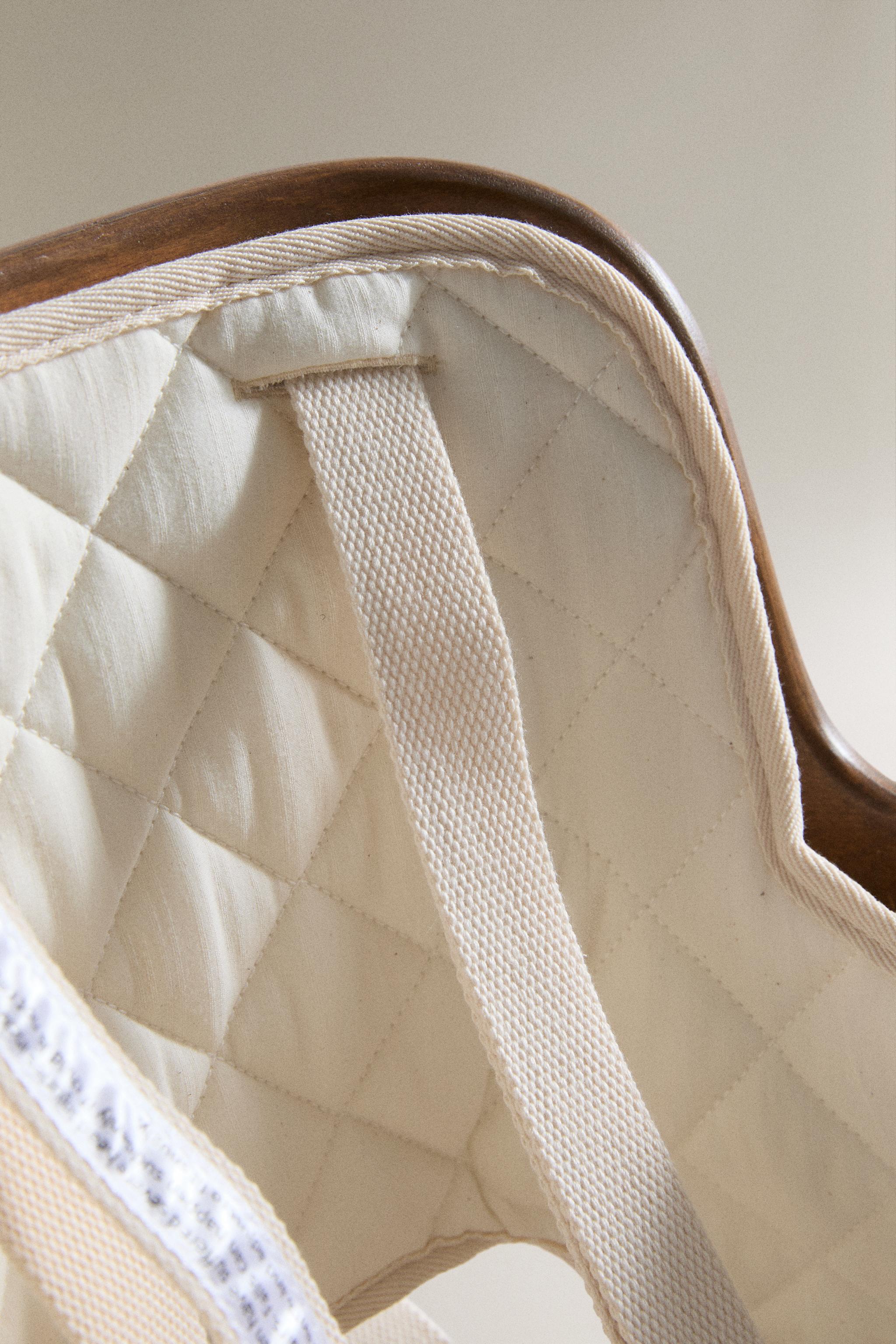 BABY SET AND HIGH CHAIR CUSHION | CHARLIE CRANE — Brown