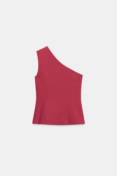 ASYMMETRIC WAISTCOAT - Fuchsia by Zara - Image 5