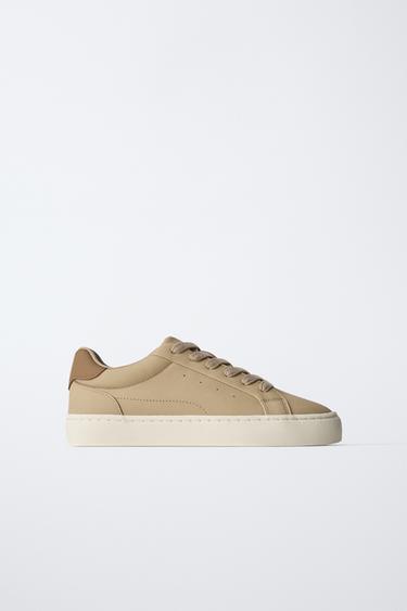Zara MINIMAL SNEAKERS - Brown - Image 0