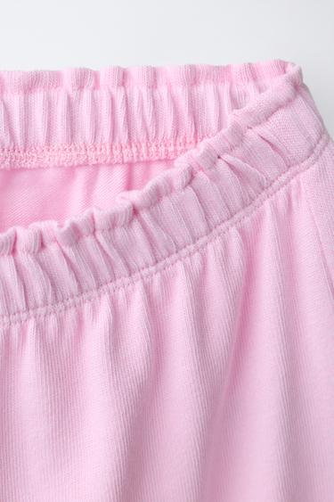 JUPE-CULOTTE À VOLANTS - Mauve pastel de Zara - Image 2