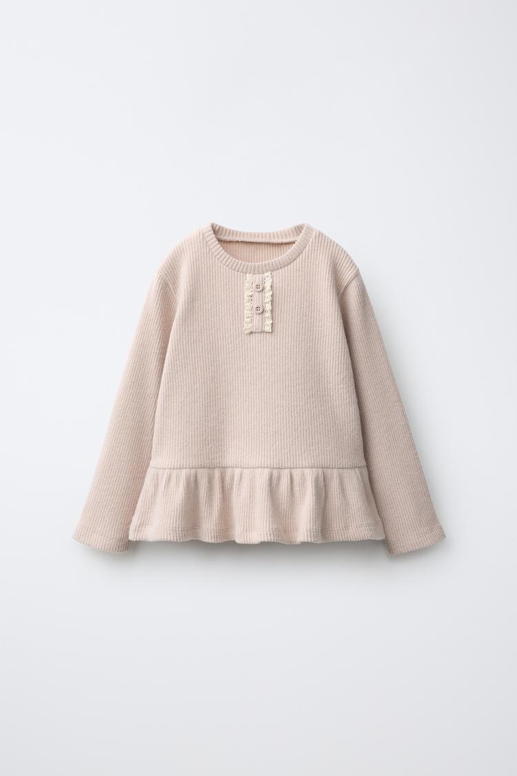 Camiseta canale soft touch peplum