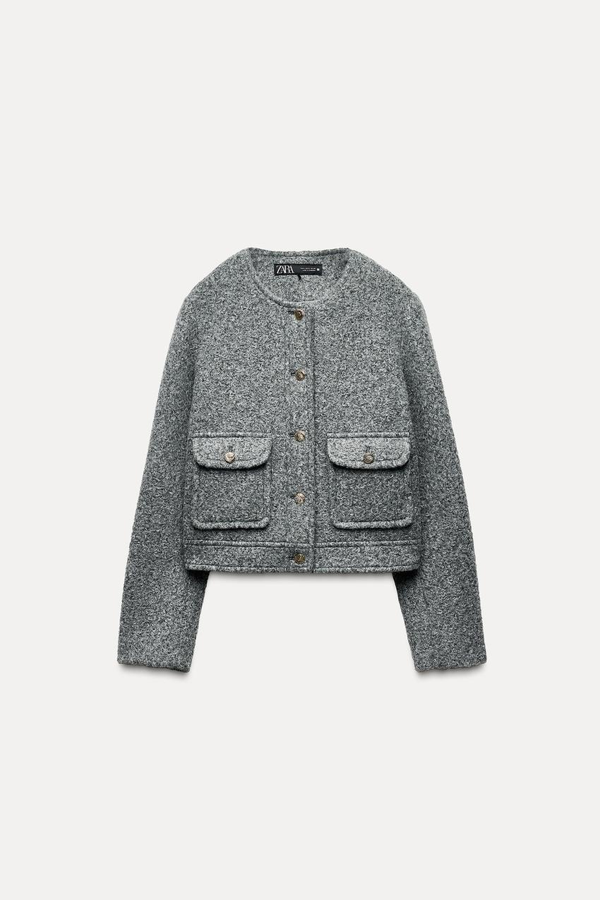 VESTE COURTE BOUCLÉE