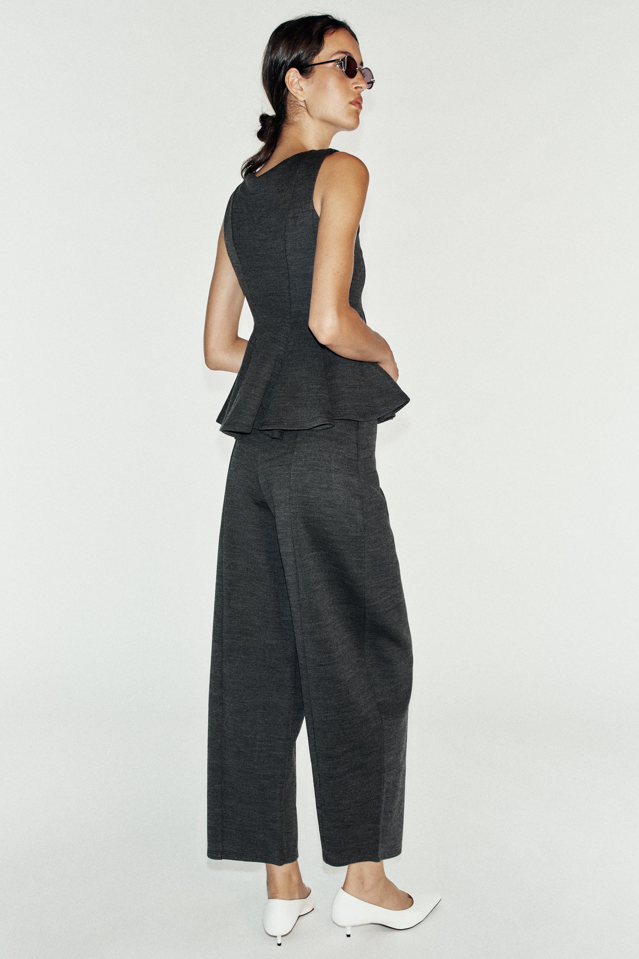 SOFT BARREL-LEG PANTS