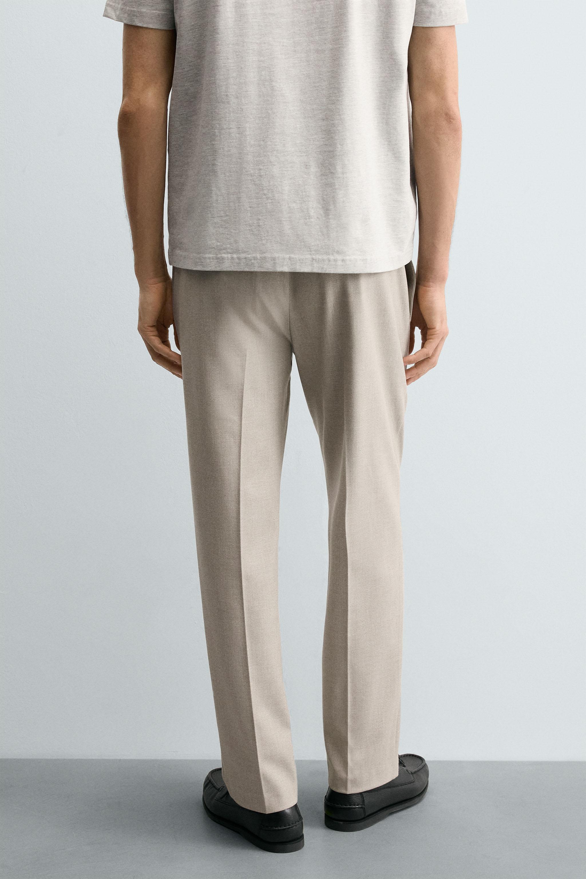 Мужские брюки Zara COMFORT JOGGER WAIST PANTS — фото 3