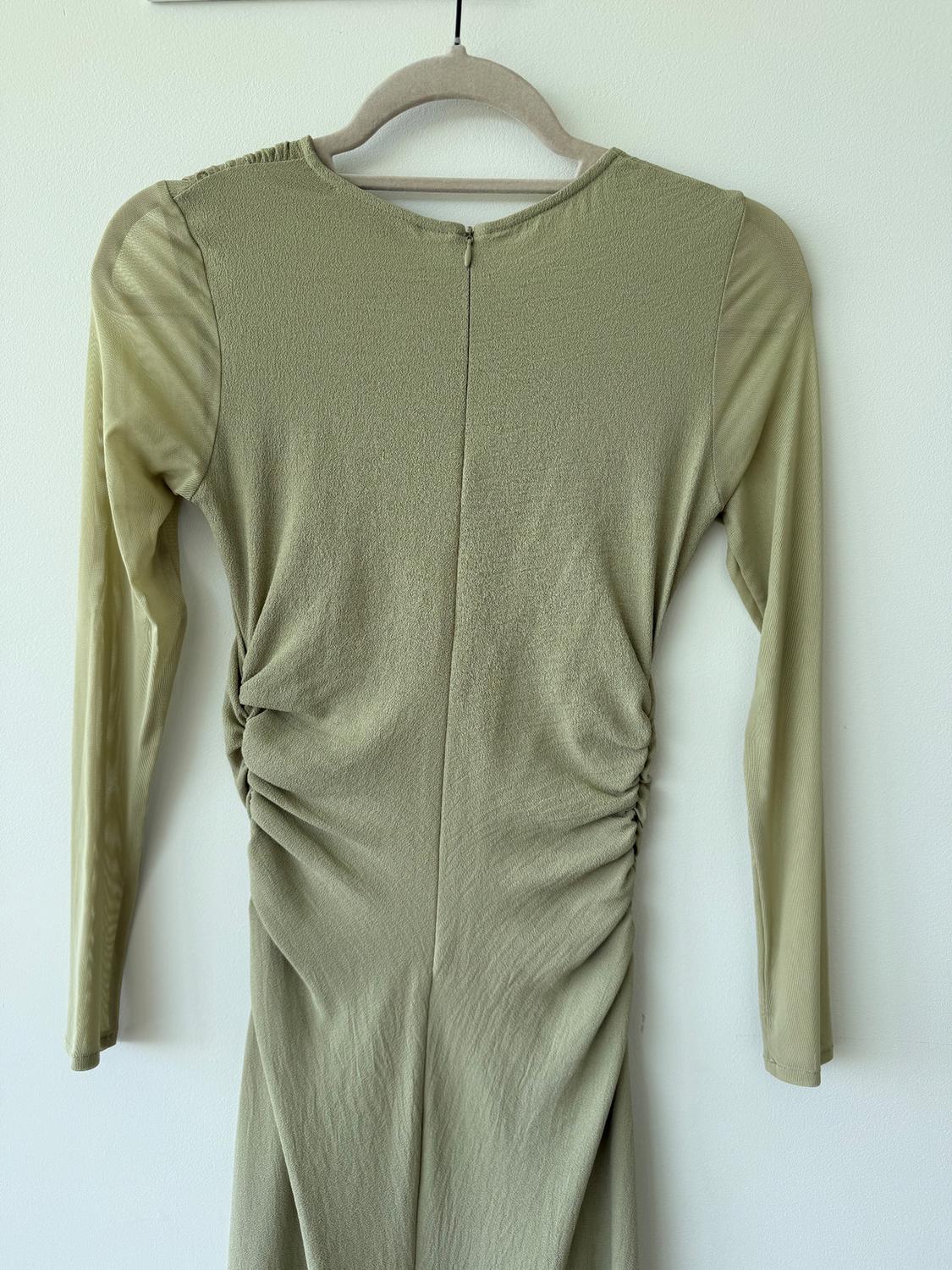 DRAPED MIDI DRESS - Image 6