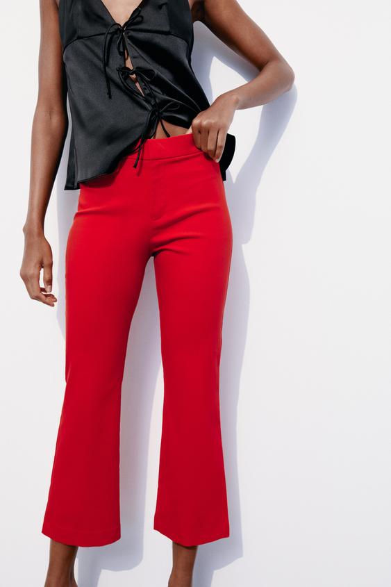 Ladies Red Trousers, Ruby & Burgundy Trousers