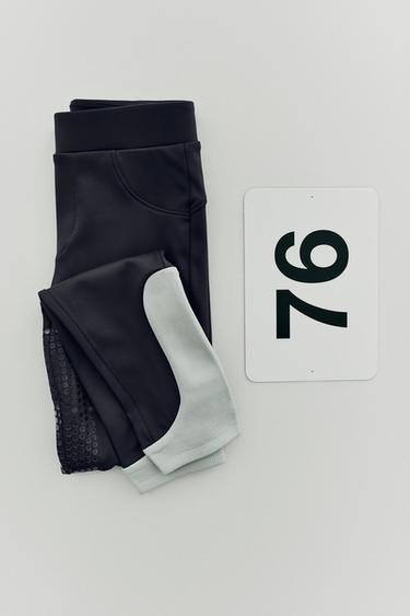 RIDING LEGGINGS - Grey by Zara