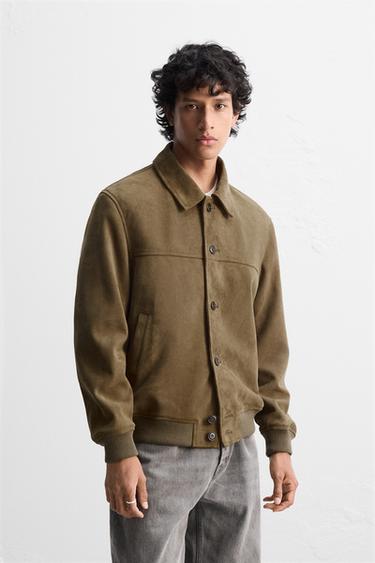 試着のみの超美品】30000円で購入したZARA鹿の子メンズジャケット いれる