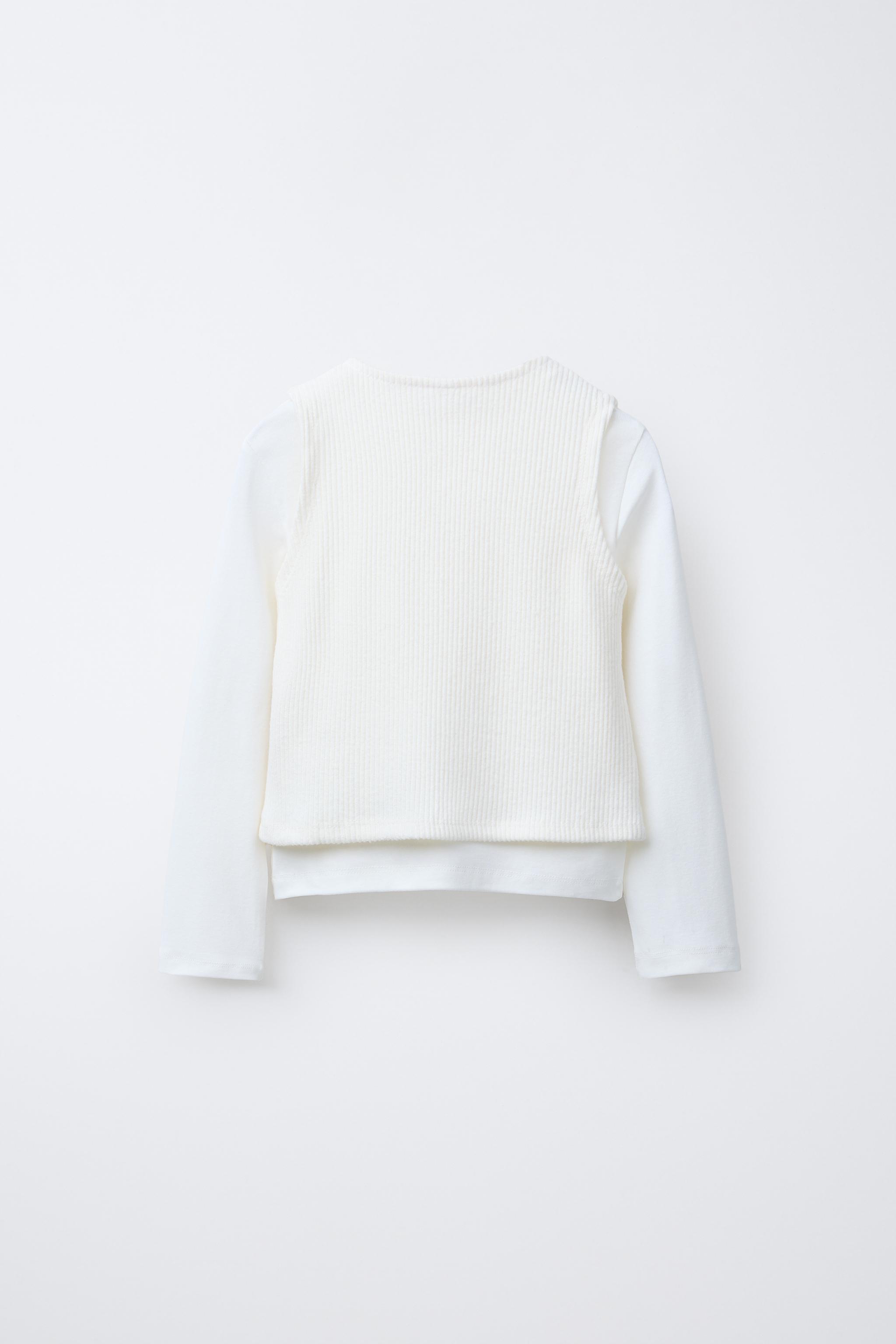 COMBINATION STUDDED VEST T-SHIRT