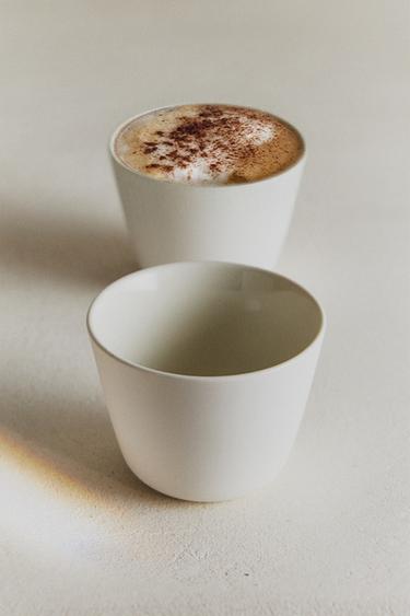 SET OF 2 - CAPPUCCINO CUP - ecru-white by Zara - Image 4