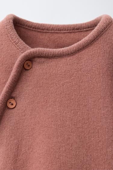 SOFT TOUCH WRAP T-SHIRT - Brick by Zara - Image 2