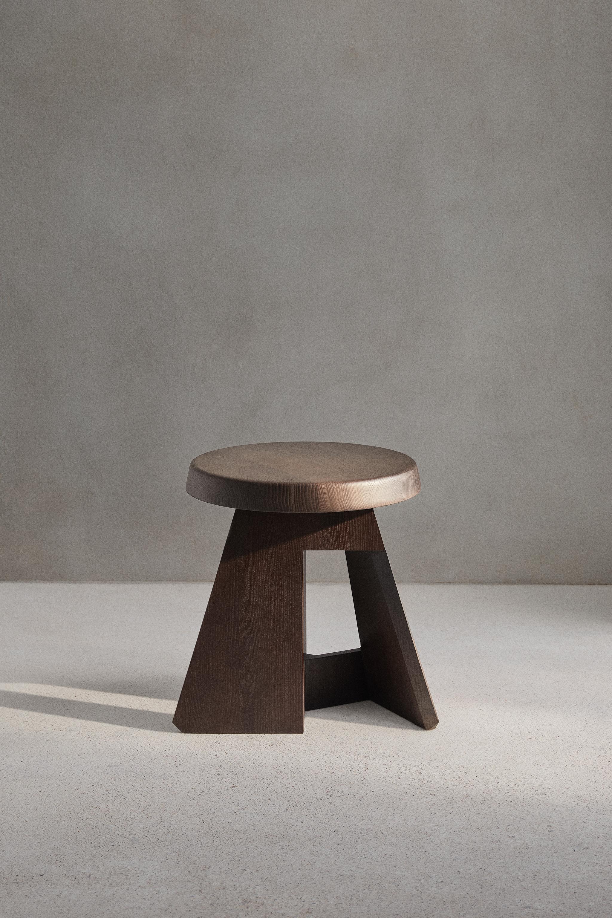 STOOL 03 Brown ZARA Canada - Main Image