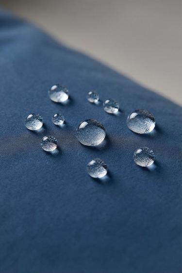 REVERSIBLE NYLON FLEECE JACKET - Navy blue by Zara - Image 9