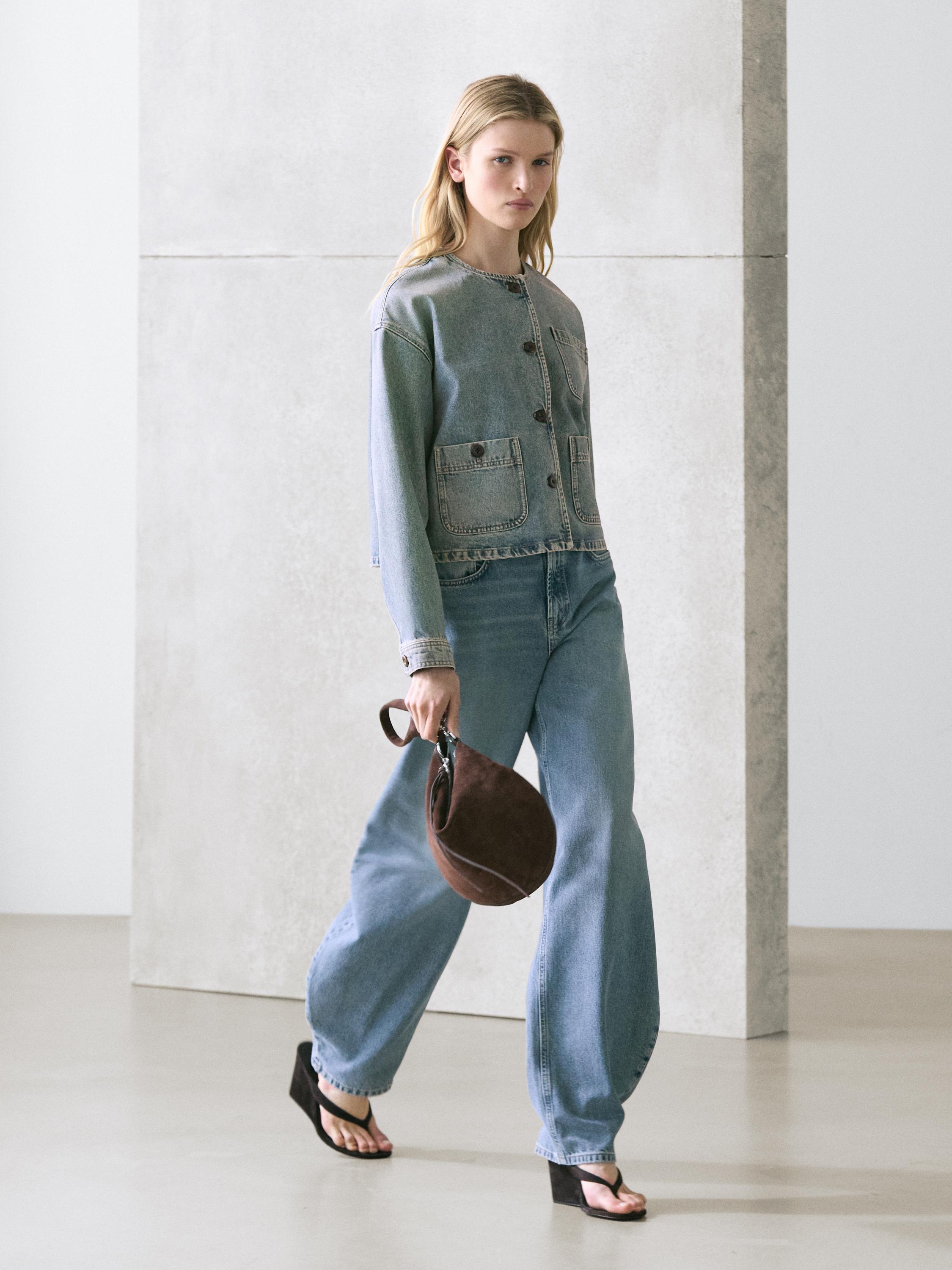 Short denim jacket