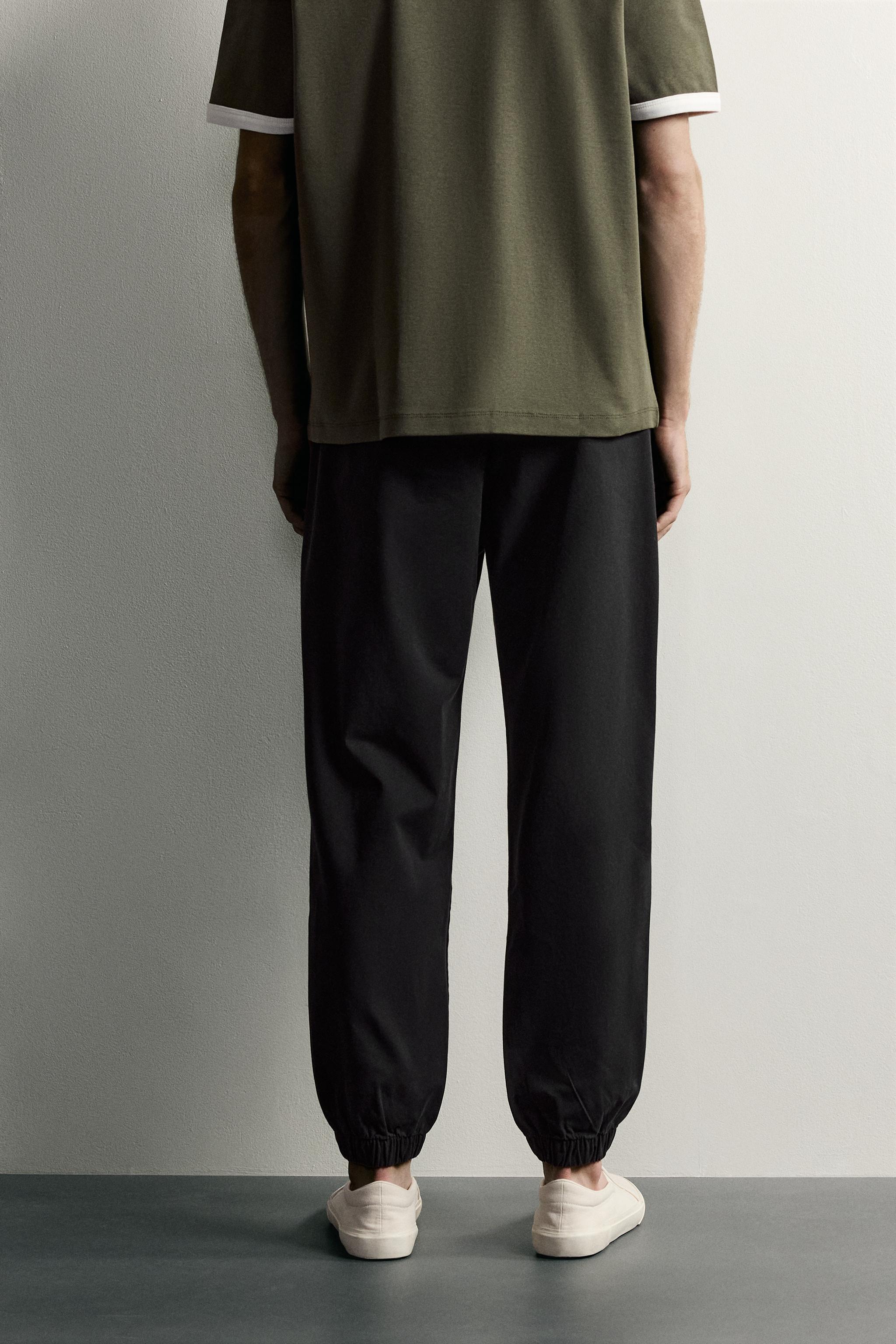 SLIM FIT JOGGER WAIST PANTS