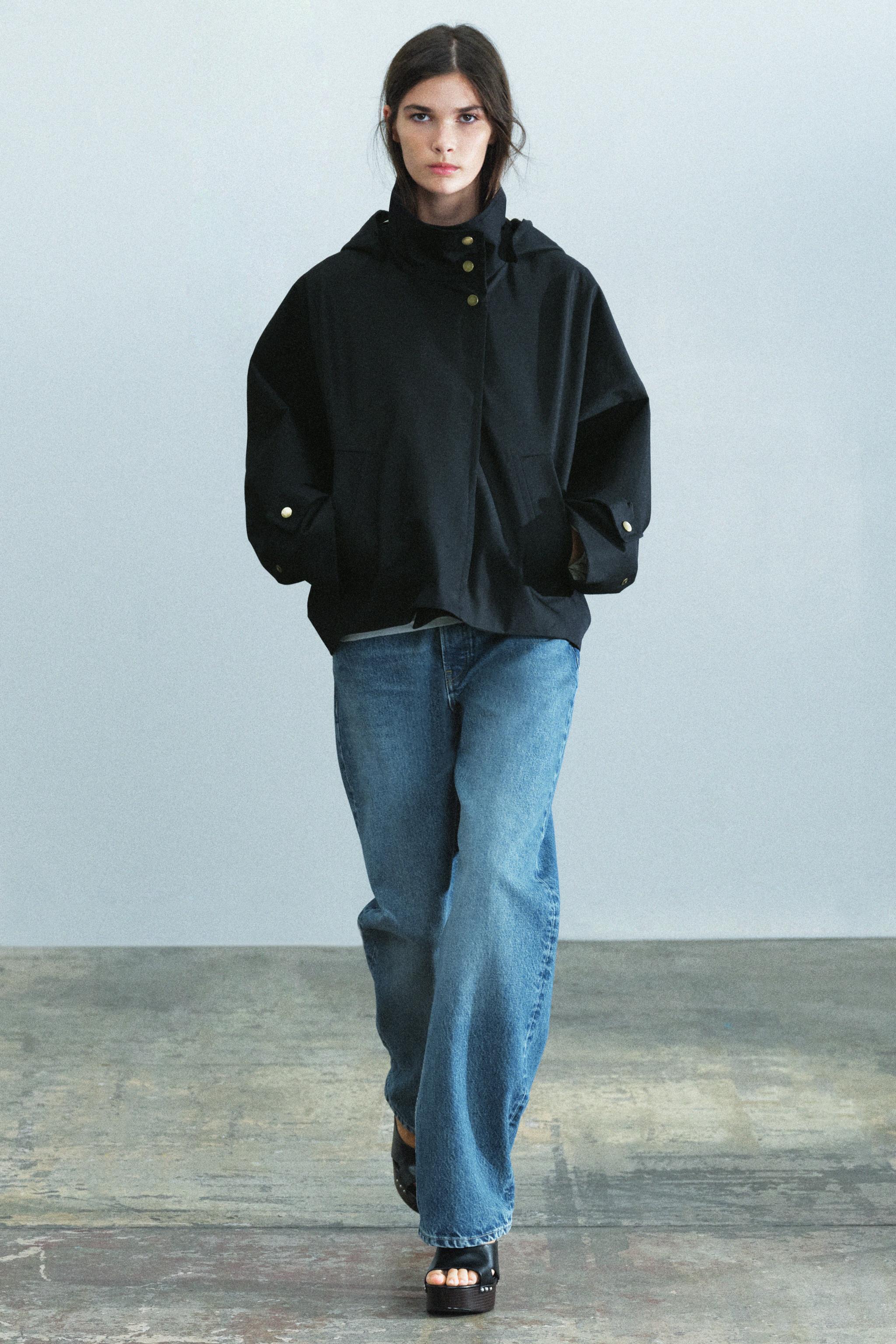 Zara ZW COLLECTION WATER REPELLENT KRUVAZE MONT görsel 4