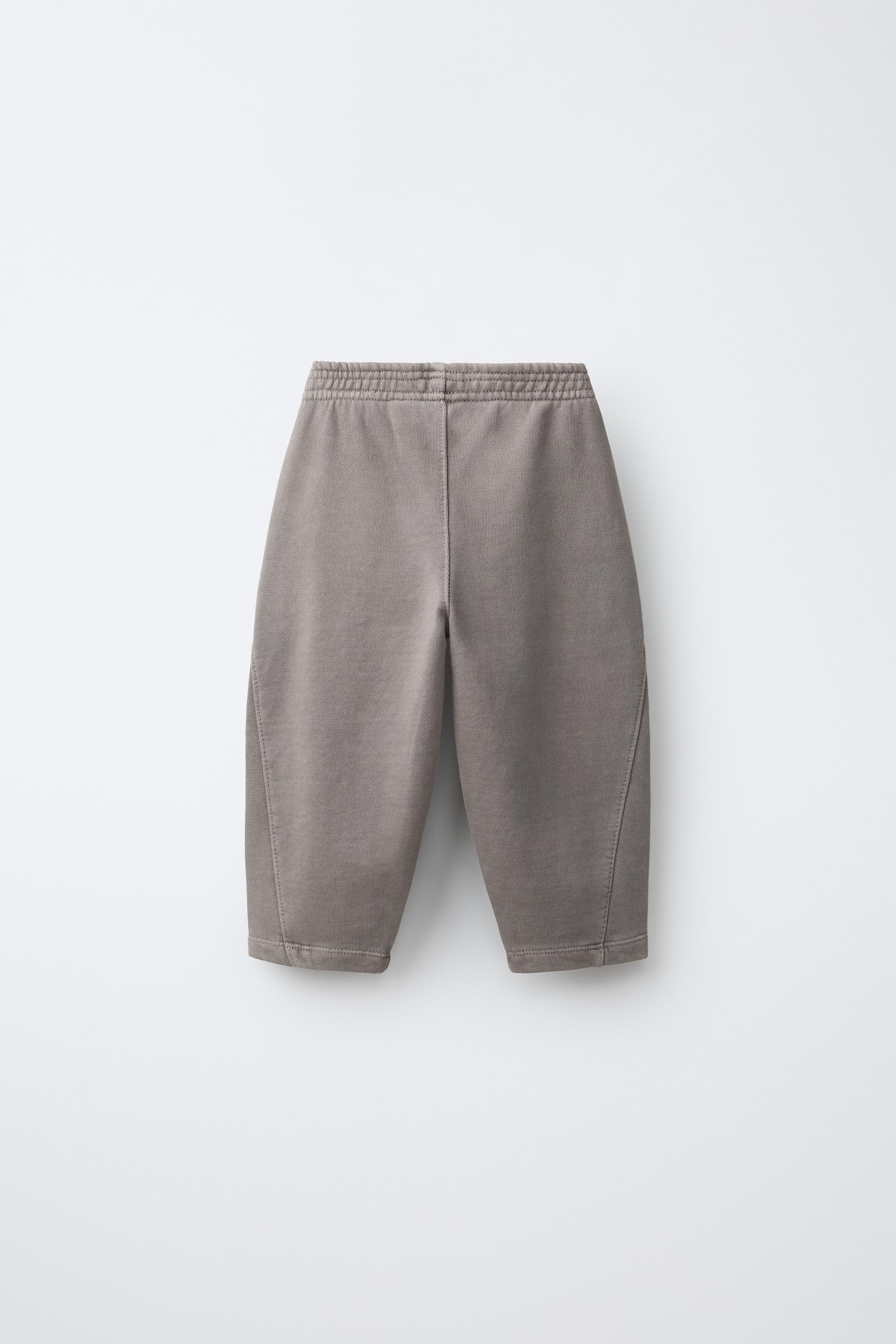 PANTALON BARREL EN MOLLETON