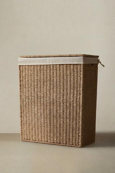 PANIER À LINGE DOUBLE COMPARTIMENT - Beige clair de Zara - Image 5