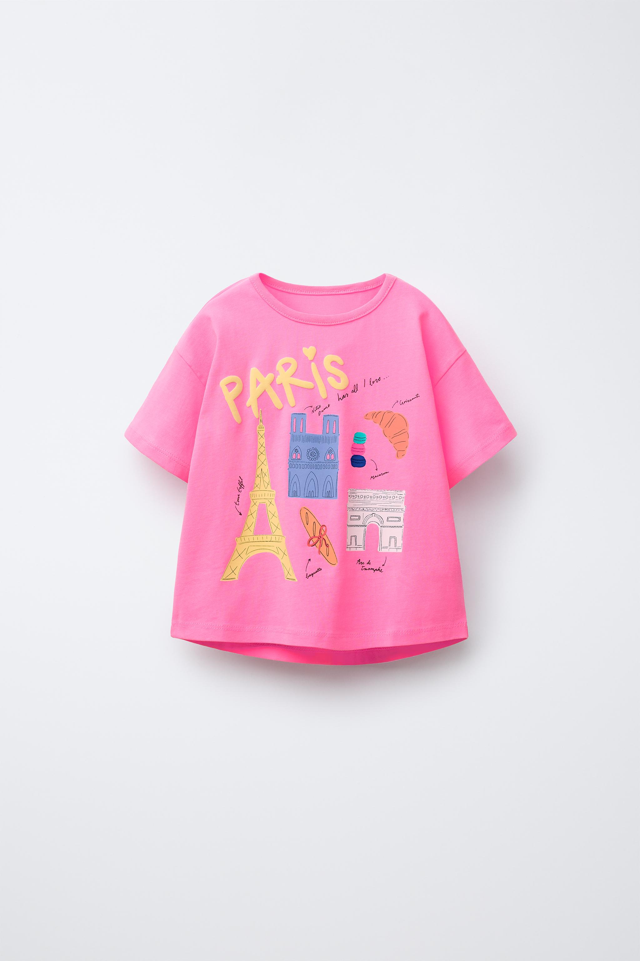 シティプリントTシャツ - ストロングレッド | ZARA Japan / 日本