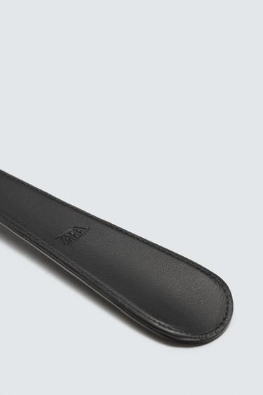 LEATHER SHOEHORN - Black by Zara - Image 2