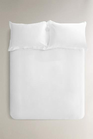 FUNDA NÓRDICA SATÉN GRUESO (300 HILOS) - Blanco de Zara - Imagen 0