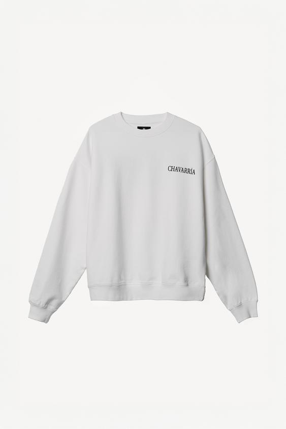 WILLY CHAVARRIA X ZARA EMBROIDERED CREWNECK SWEATSHIRT from Zara - $99.90