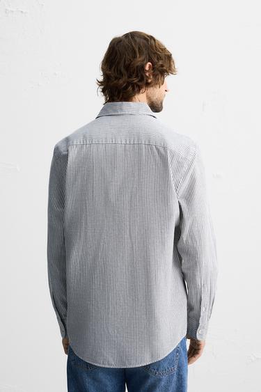 CHEMISE À RAYURES - Rayures de Zara - Image 2