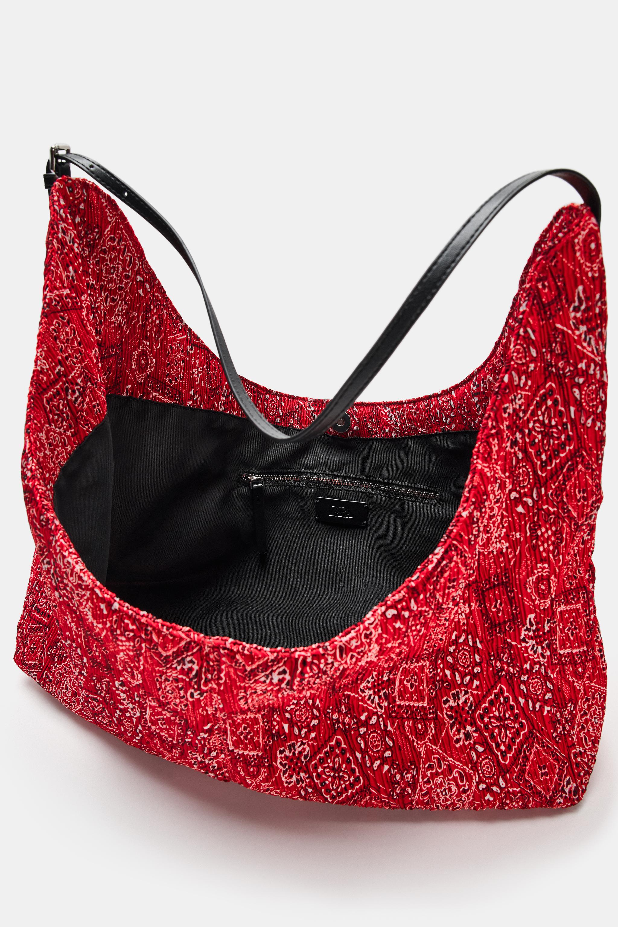 DESENLİ KUMAŞ TOTE ÇANTA - Görsel 5