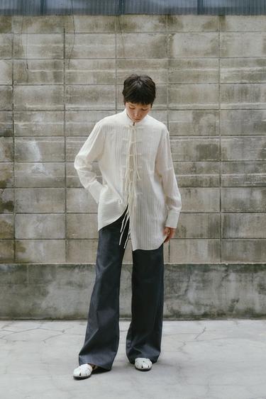 FLAT CAGE SANDALS - White by Zara