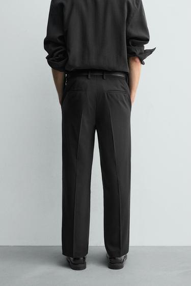 TROUSERS WITH SIDE STRIPE - Black by Zara - Image 2