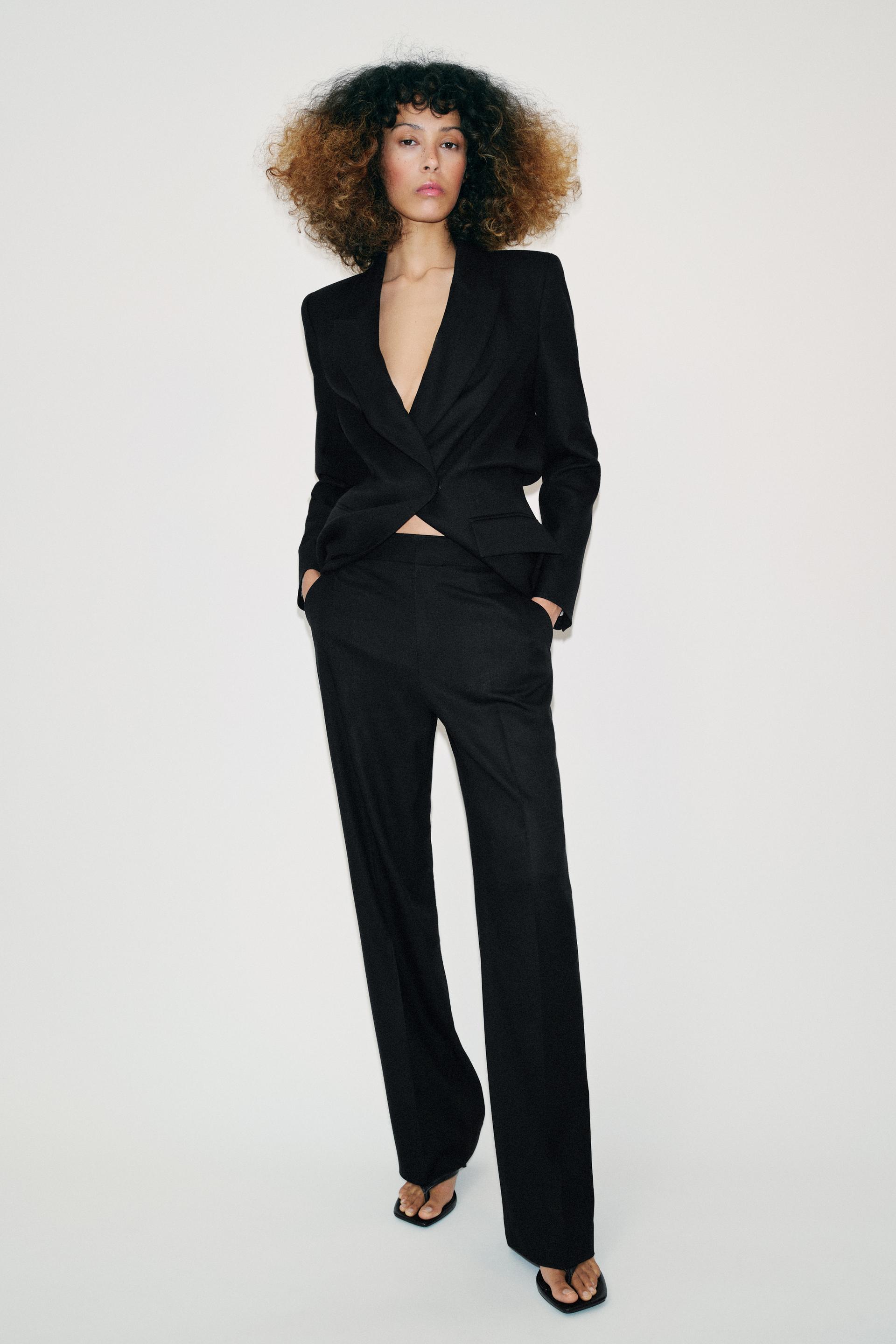 Straight-Leg Trousers