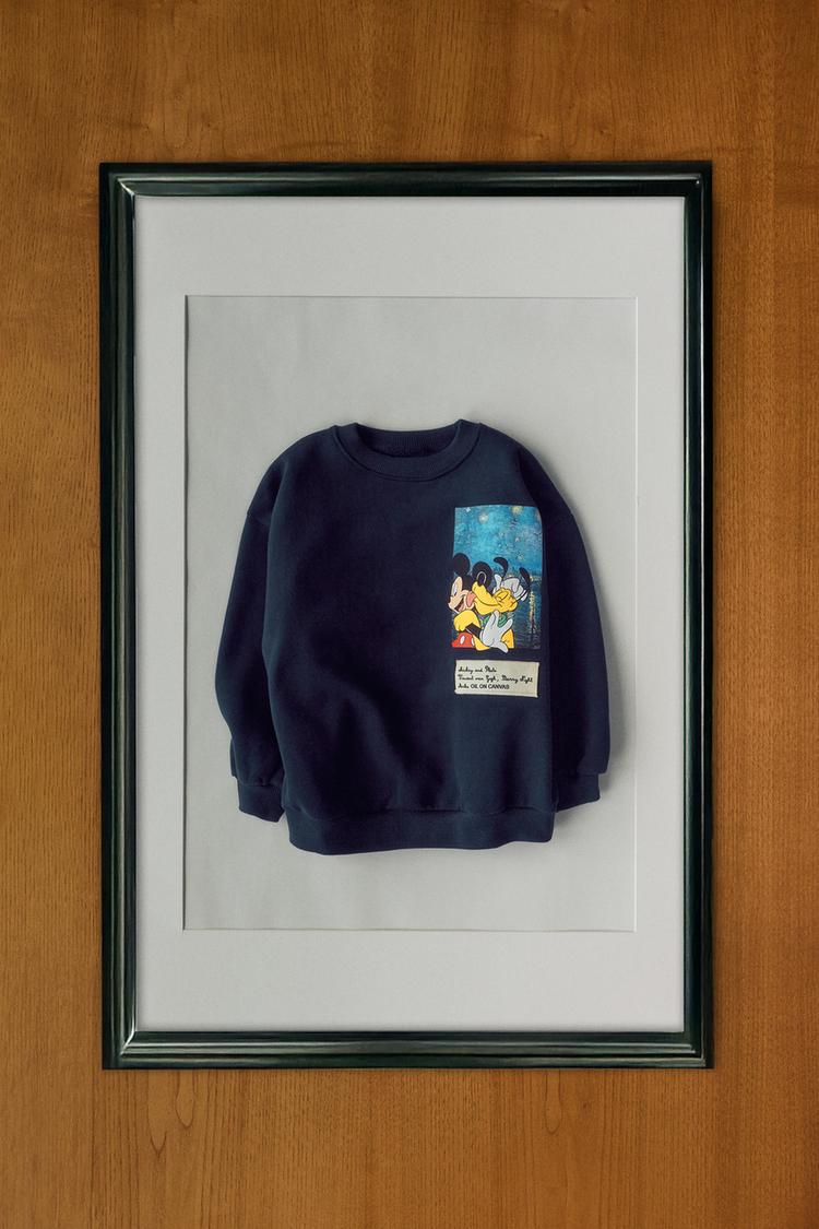 PRINTED MICKEY MOUSE © DISNEY SWEATSHIRT