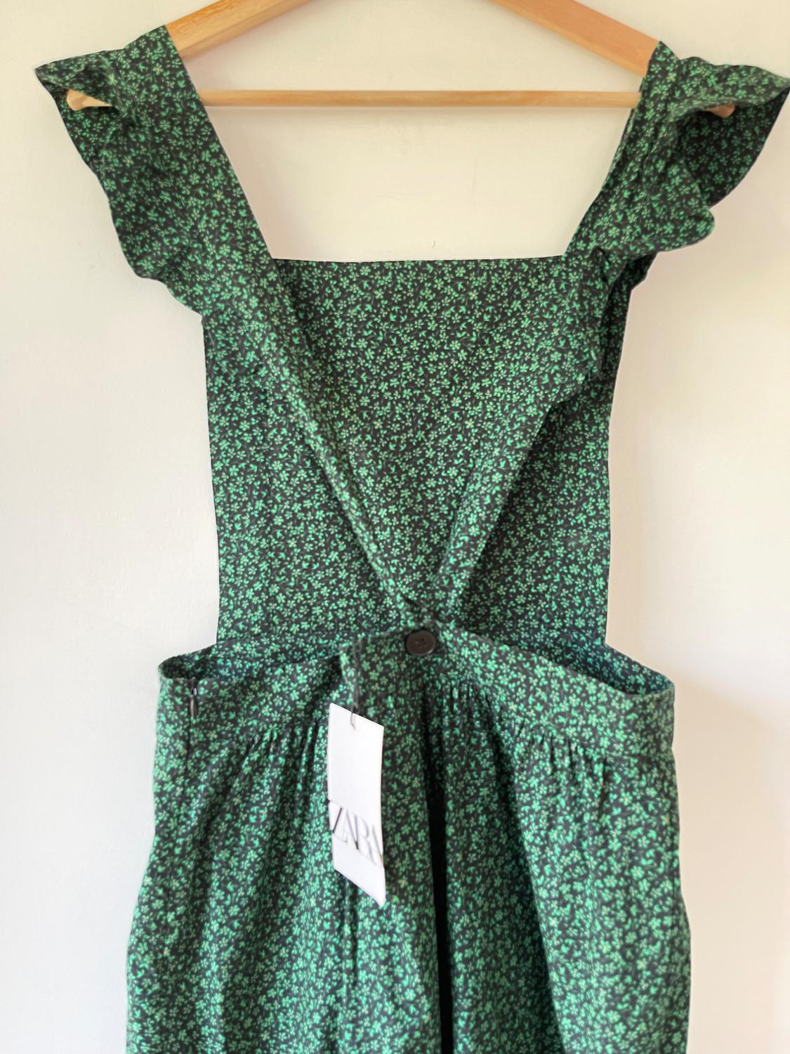 PRINTED PINAFORE DRESS - Image 8