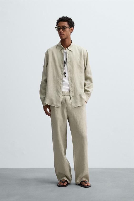 LINEN PANTS IN 100% LINEN