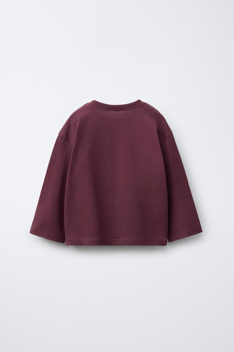 BASIC EMBROIDERED HEART T-SHIRT
