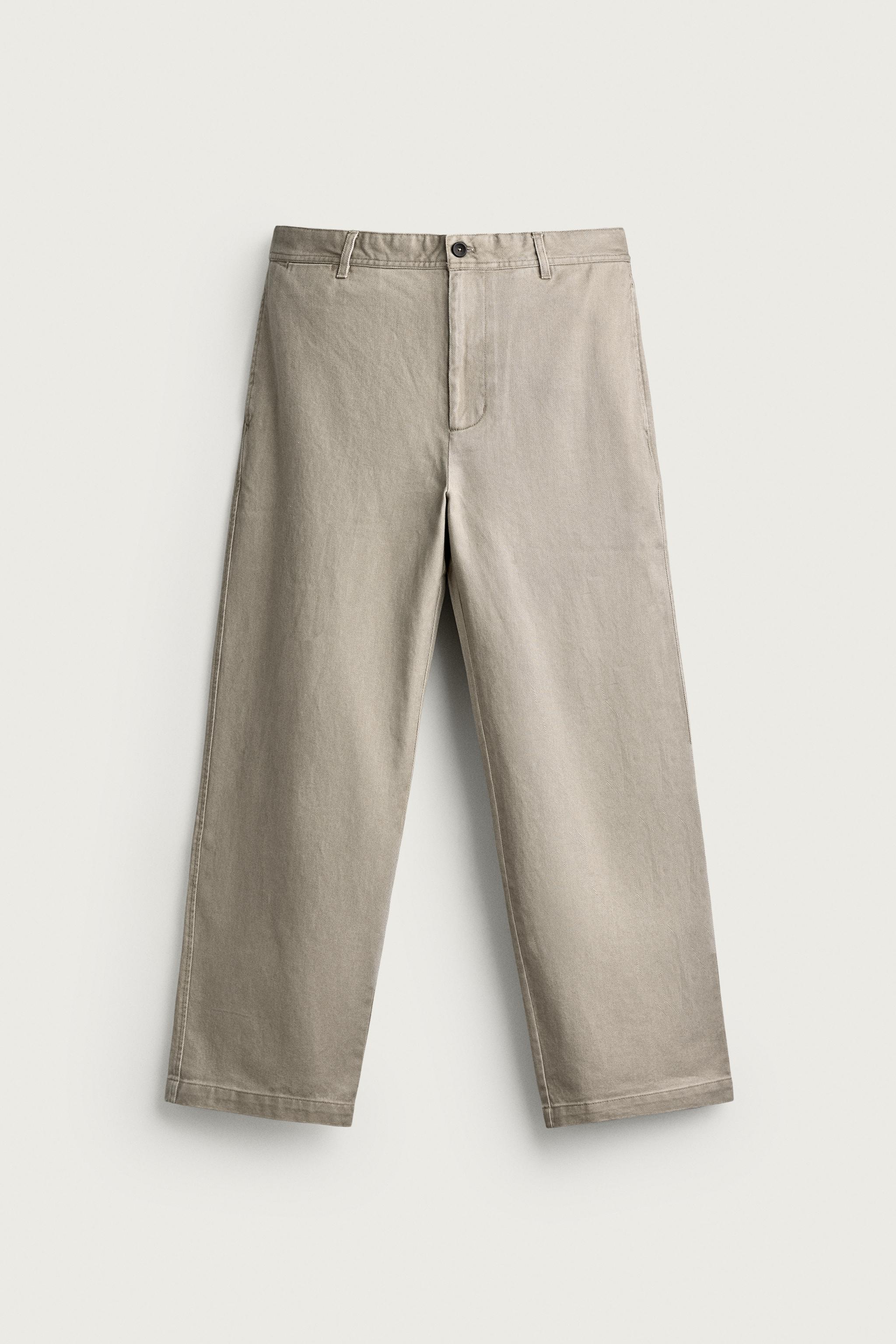 STRAIGHT-FIT CHINO PANTS