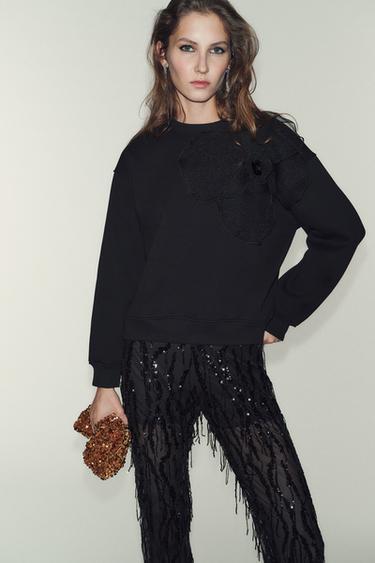 Zara ORGANZAST LILLEGA DRESSIPLUUS - Must