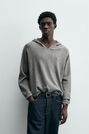 JERSEY LANA CAPUCHA - Gris vigoré de Zara