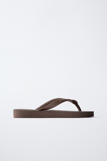 HAVAIANAS ® x ZARA SANDALEN - Braun von Zara