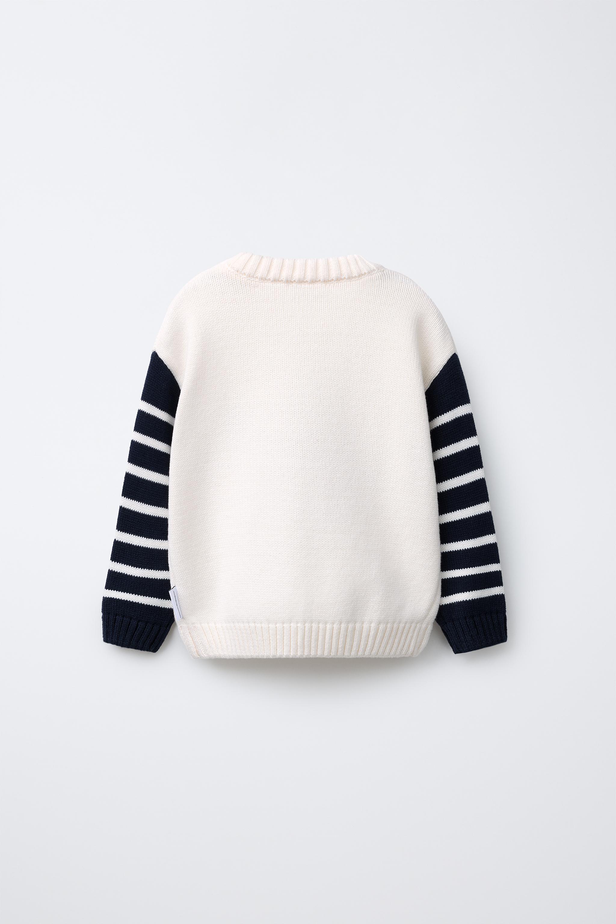 SNOOPY - ゆい SNOOPY PEANUTS™ KNIT SWEATER - Ecru | ZARA United States