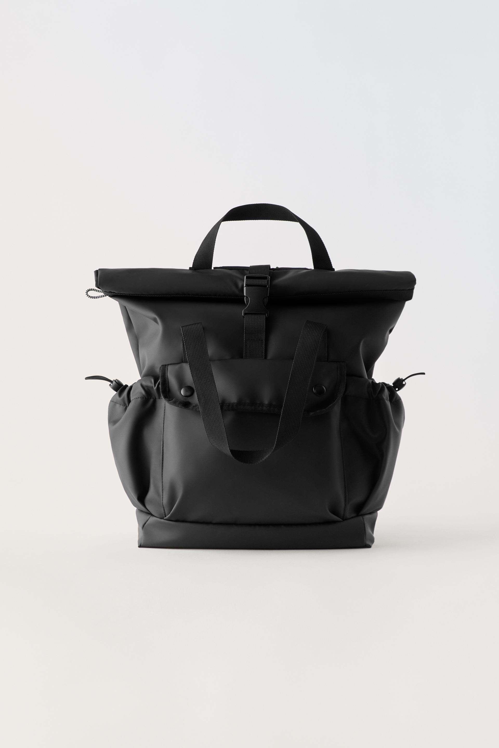 RUBBERIZED EXPLORER BACKPACK Black ZARA United States