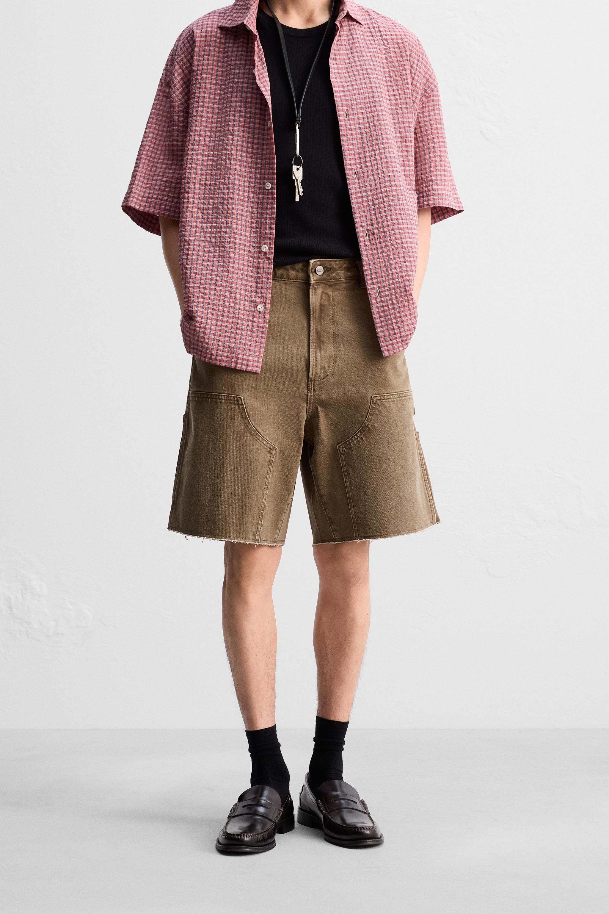 ZARA ZARA(ザラ) 24SS ポケット カーペンター バミューダパンツ