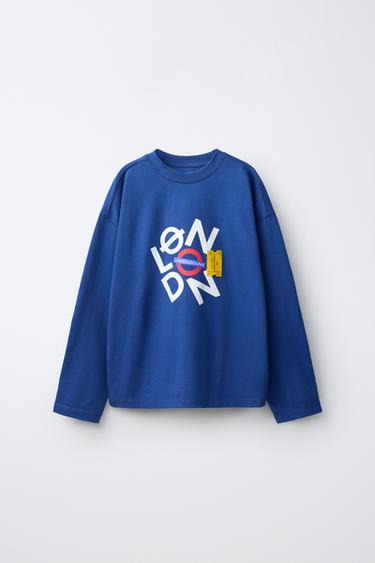 TRANSPORT FOR LONDON © PRINTED T-SHIRT - Blue by Zara