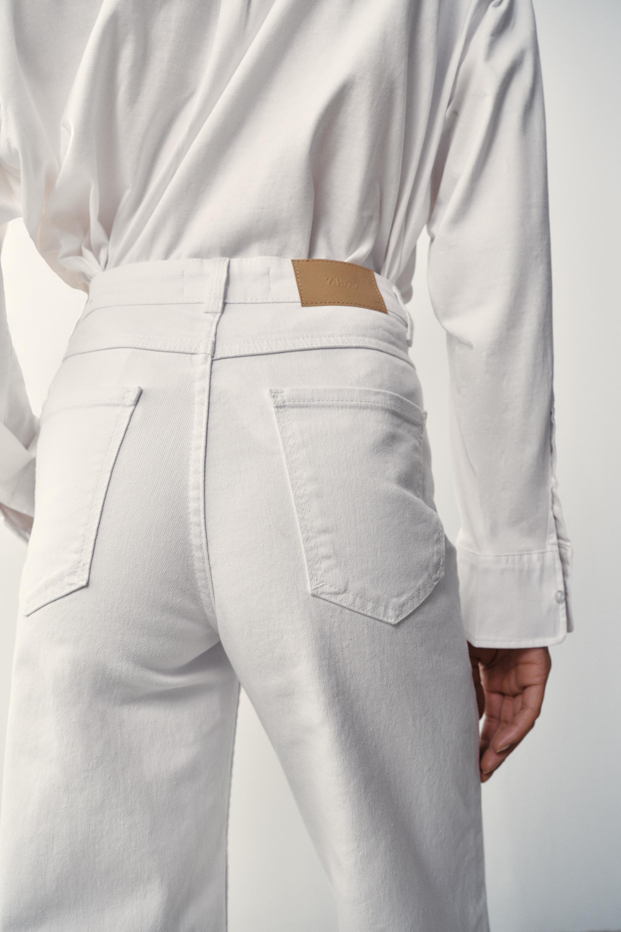Zara Z1975 Culotte Yüksek Bel Comfort Jean görsel 6