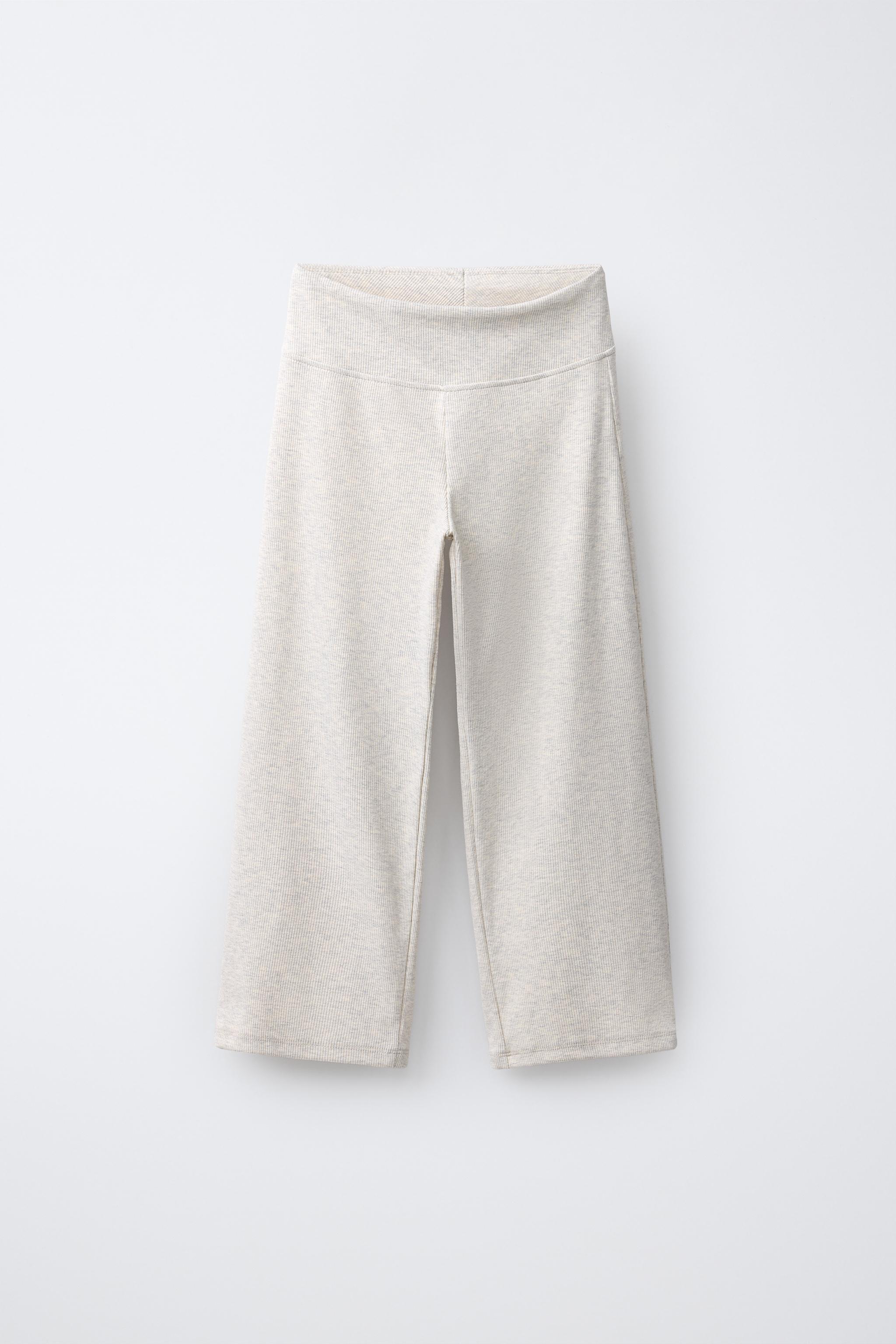 ENSEMBLE CÔTELÉ TOP ET PANTALON DROIT