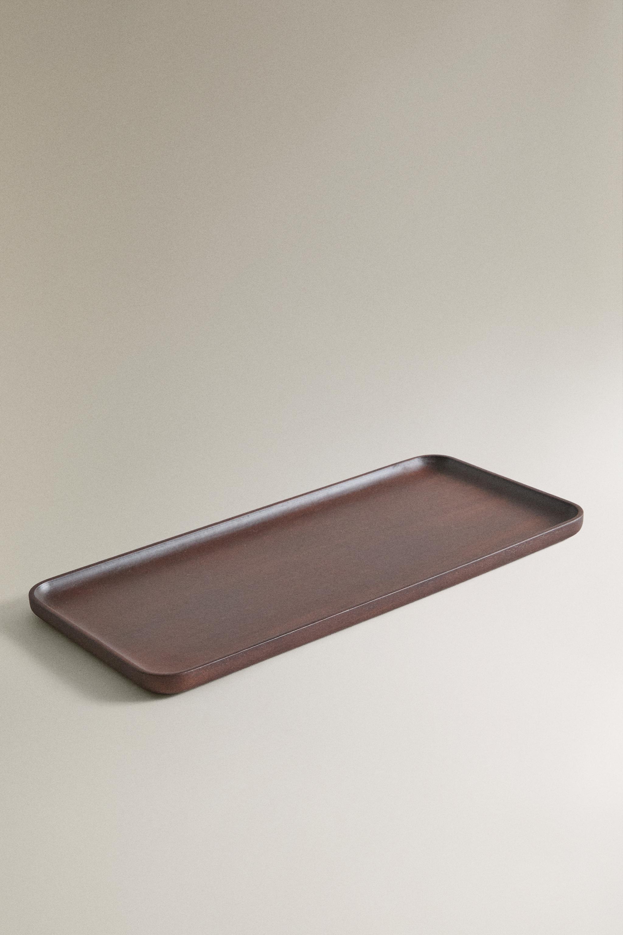 ACACIA WOOD BATHROOM TRAY