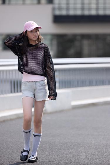 3-PACK OF SPORTY STRIPE HIGH SOCKS - Black / White by Zara